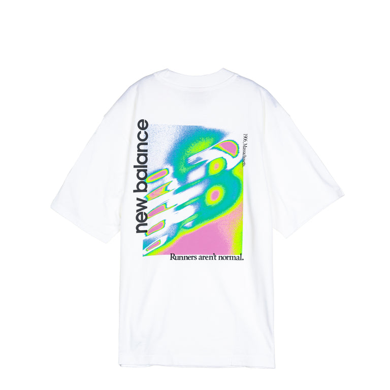 New Balance Classic Tri-Logo Heat Map T-Shirt - XXL / White
