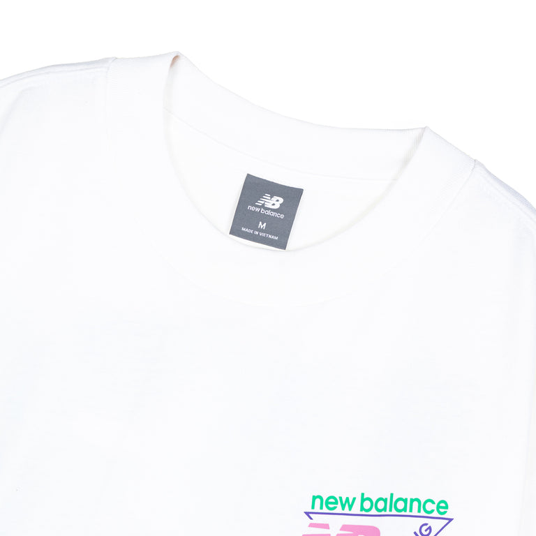 New Balance Classic Tri-Logo Heat Map T-Shirt - XXL / White - 3