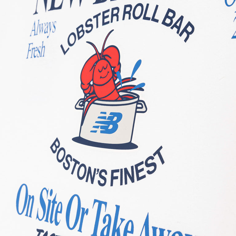 New Balance Lobster Roll T-Shirt - S / White - 4