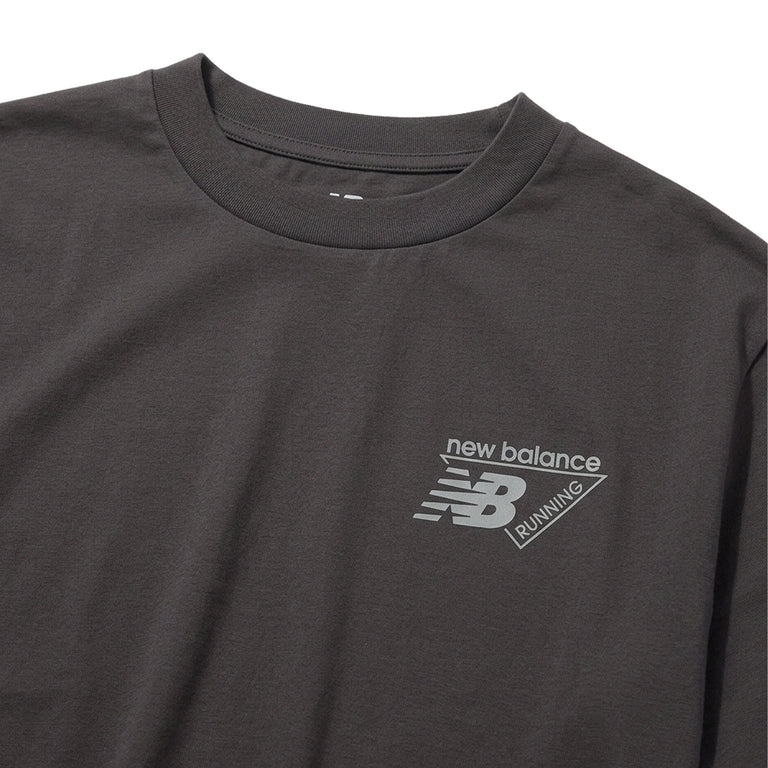 New Balance Nocturnal Run *Runners Aren't Normal* Performance T-Shirt - XL / Black Cement - 3
