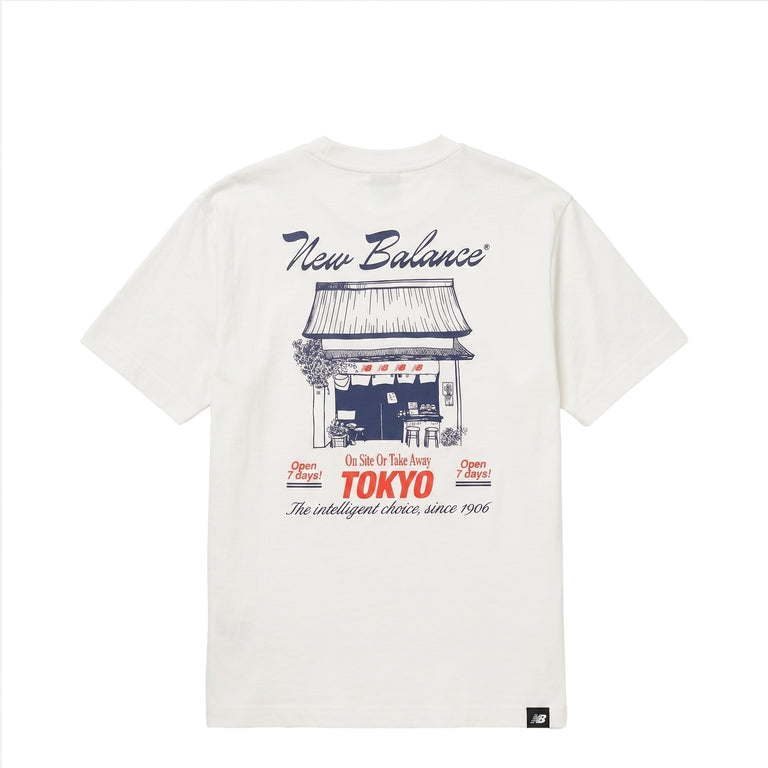 New Balance Grab A Bite *Tokyo* T-Shirt - S / Sea Salt - 1
