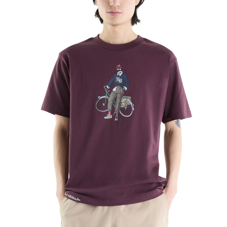 New Balance Varsity Bike T-Shirt - XL / Cherry Leather - 2
