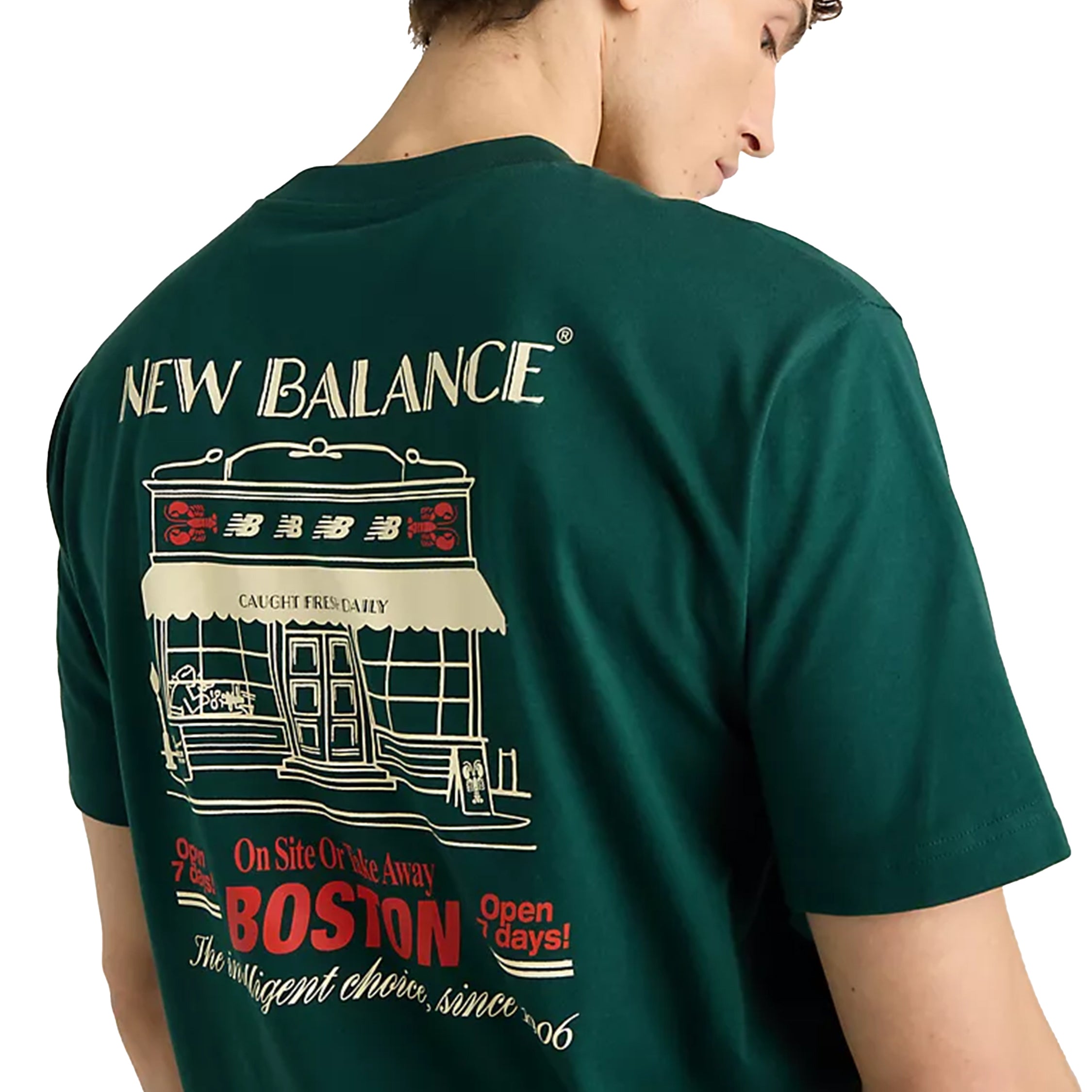 New Balance Grab A Bite *Boston* T-Shirt | Apparel » Buy online now!