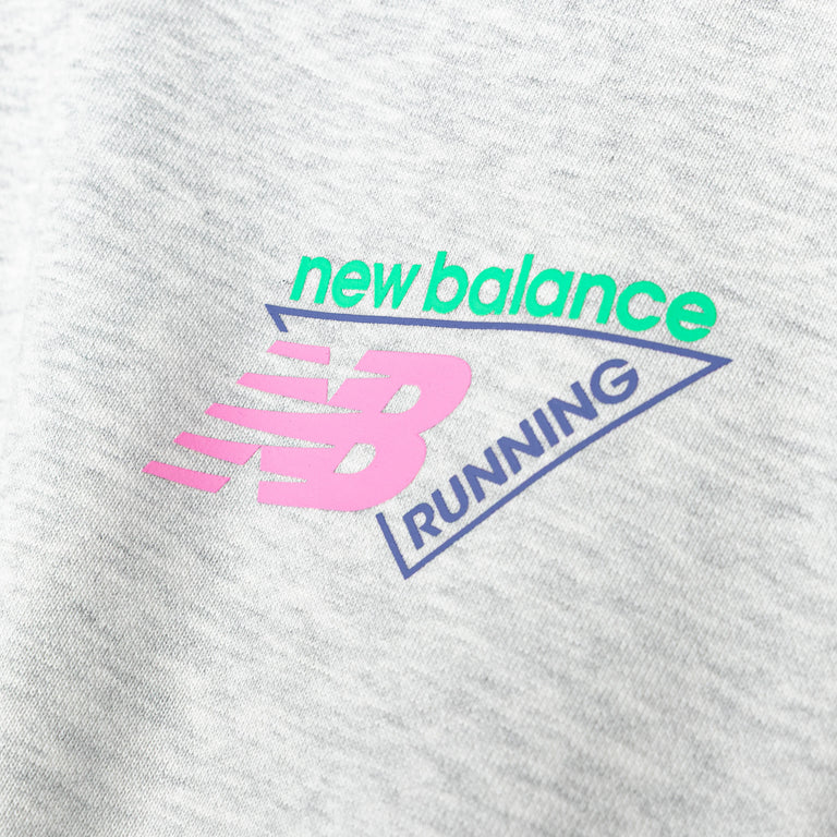 New Balance Classic Tri-Logo French Terry Crew - XL / Ash Heather - 4