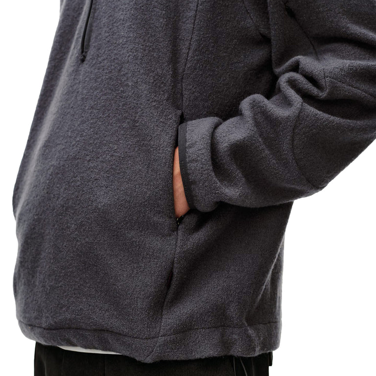 Pas Normal Studios	Off-Race Boiled Wool Half-Zip - L / Steel - 7