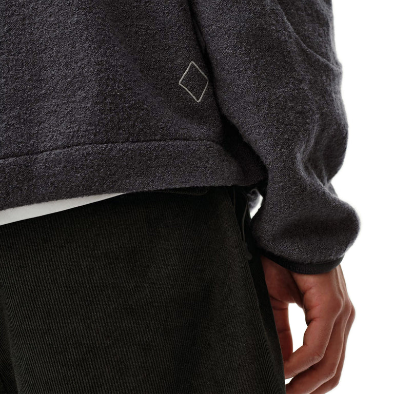 Pas Normal Studios	Off-Race Boiled Wool Half-Zip - L / Steel - 9