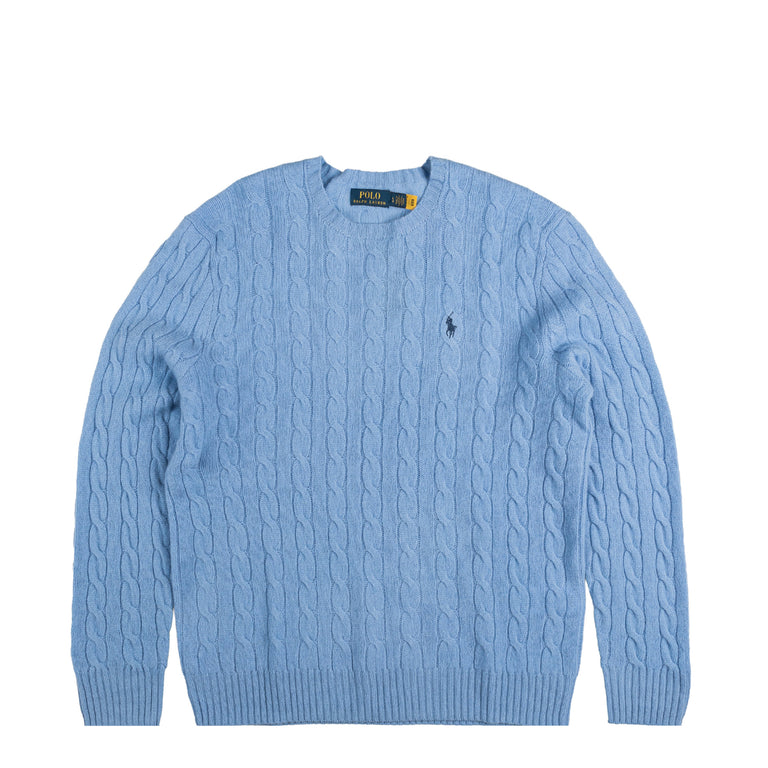 Polo Ralph Lauren Cable-Knit Wool-Cashmere Sweater - XXL / New Litchfield Blue
