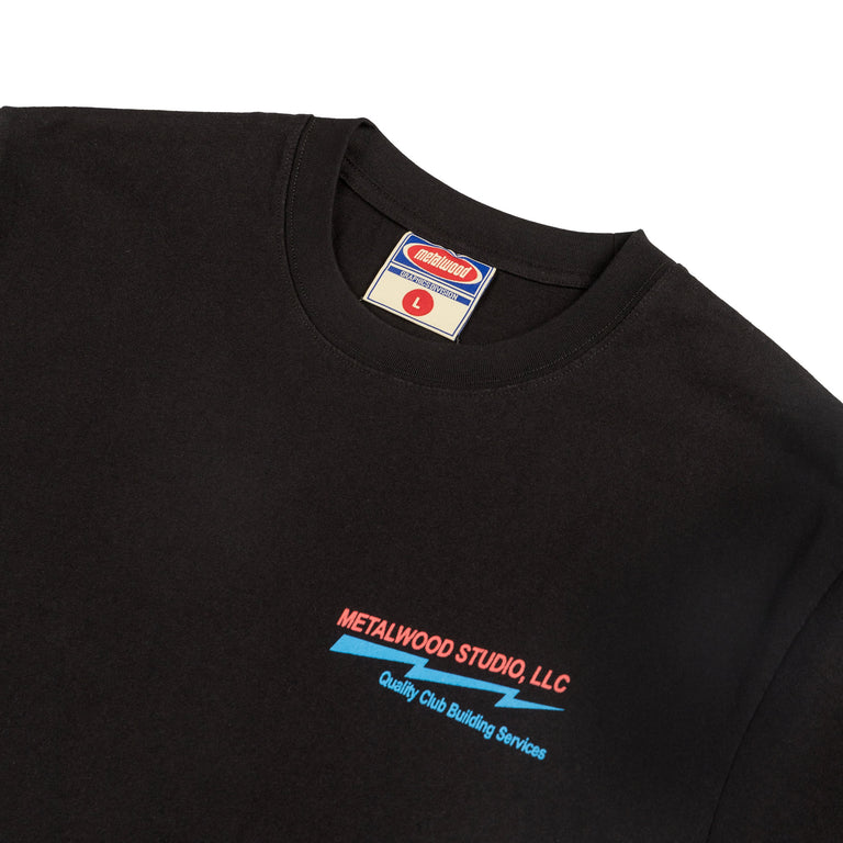 Metalwood Club Building T-Shirt (Black)