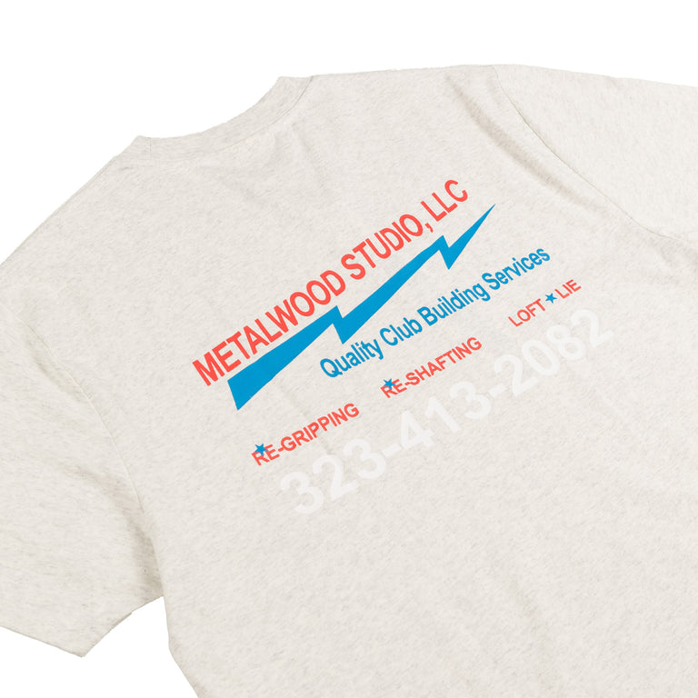 Metalwood Club Building T-Shirt (Heather Grey)