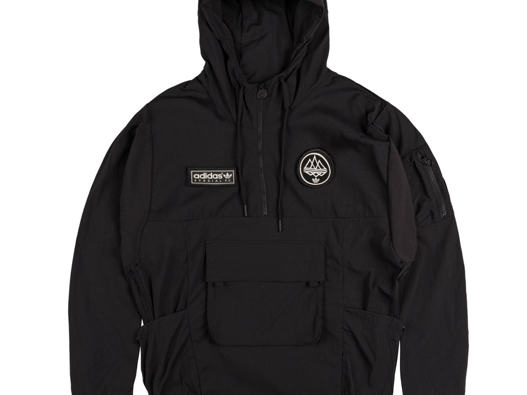 ジャケット・アウター adidas spzl 16AW rishton smock jacket adidas SPEZIAL F.C. Smock - Black | Free Shipping with