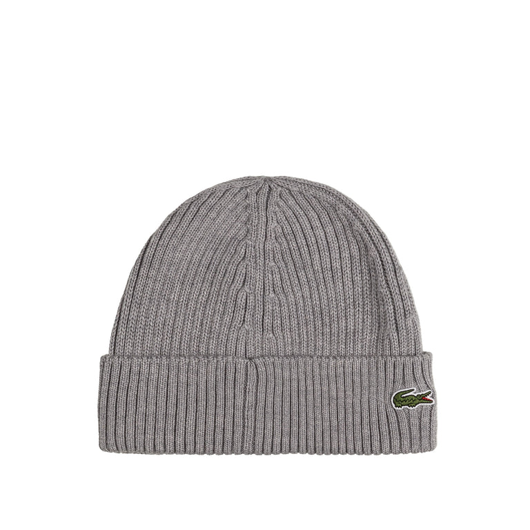Lacoste Rib Knit Beanie