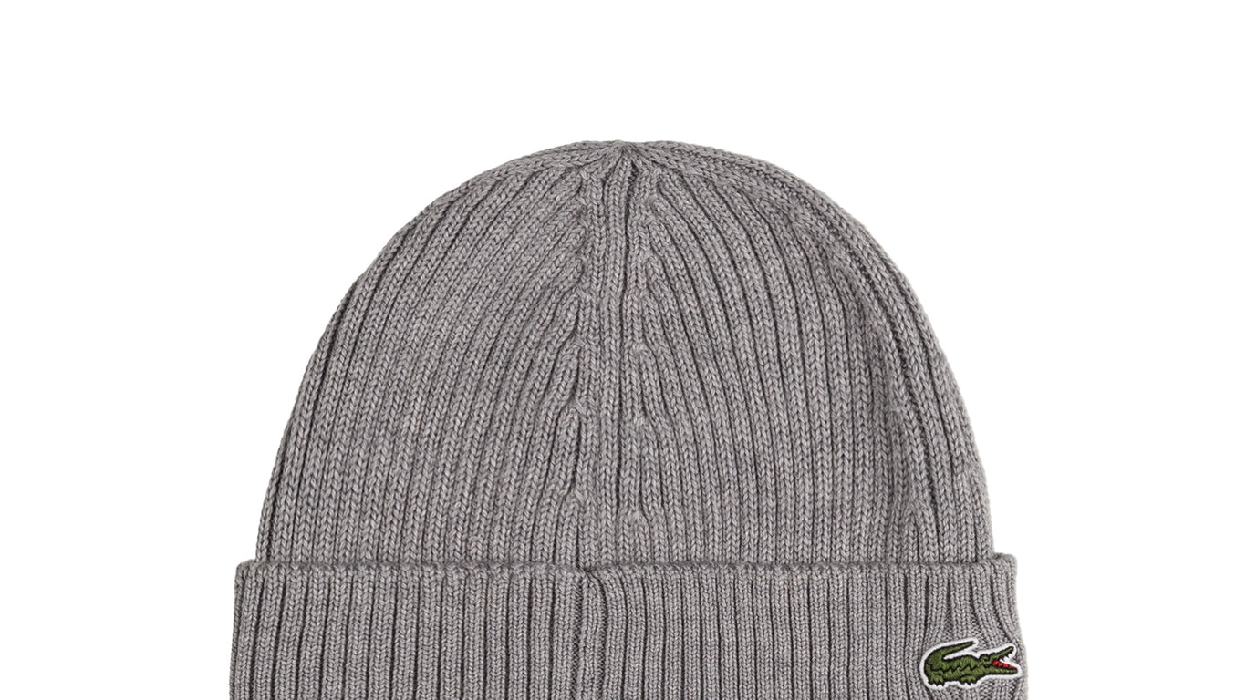 Lacoste Rib Knit Beanie | Accessoires » Buy online now!