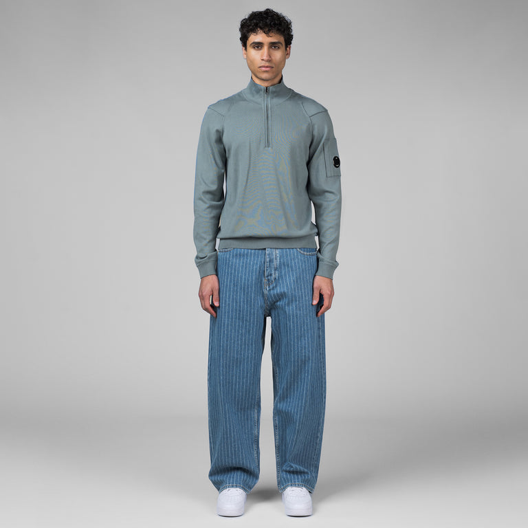 C.P. Company Sea Island Half Zip Lens Knit