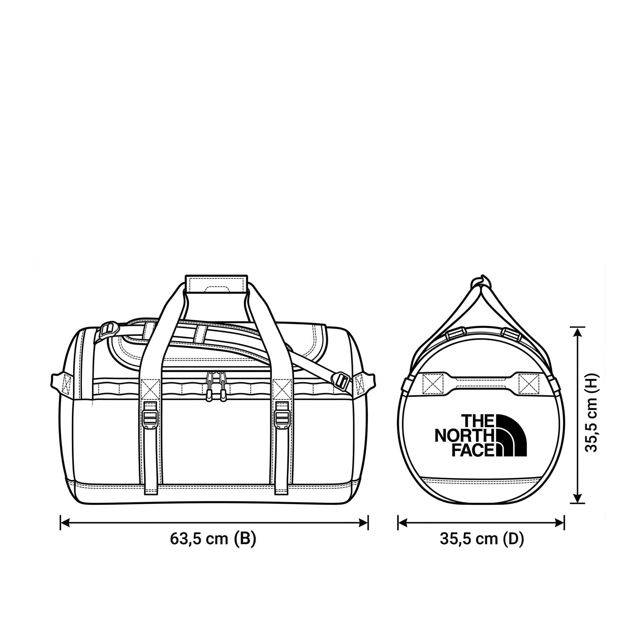The North Face Base Camp Duffel - M | Accessoires » Buy online now!