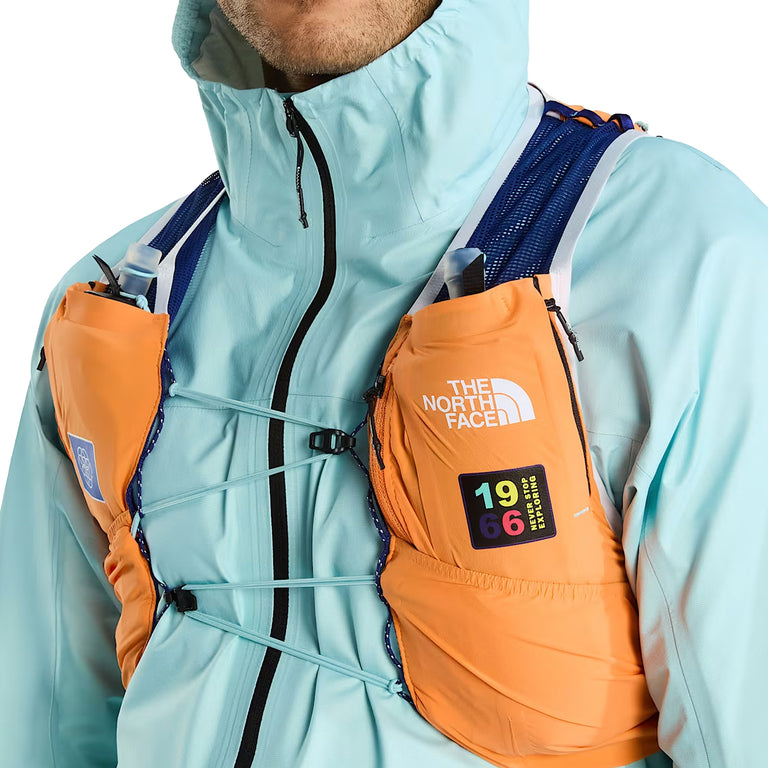 The North Face Summit Run Vest 10L - L / Papaya / Bold Blue - 4