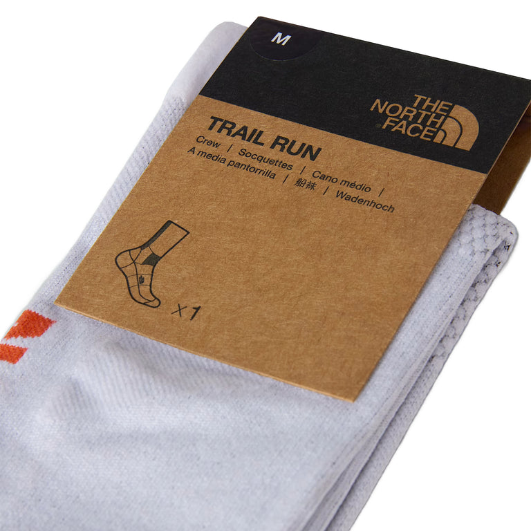 The North Face Never Stop Trail Run Crew Socks - M / Papaya / Bold Blue - 3
