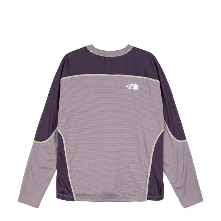 The North Face NSE Lightrang Longsleeve T-Shirt - XL / Transcendent Grey-Endless Dusk - 2