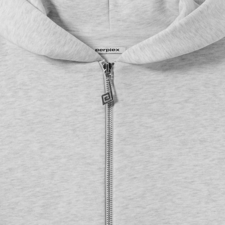 Perplex Two-Way Zip Hoodie Storm - S / Grey Melange - 3