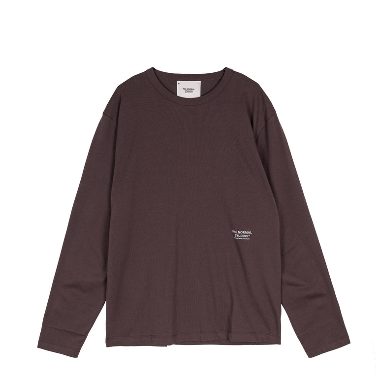 Pas Normal Studios Off-Race Cotton Tech Long Sleeve T-Shirt - L / Dark Purple
