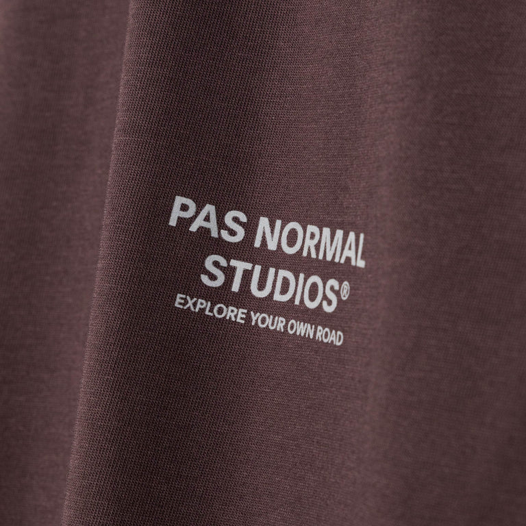 Pas Normal Studios Off-Race Cotton Tech Long Sleeve T-Shirt - L / Dark Purple - 3