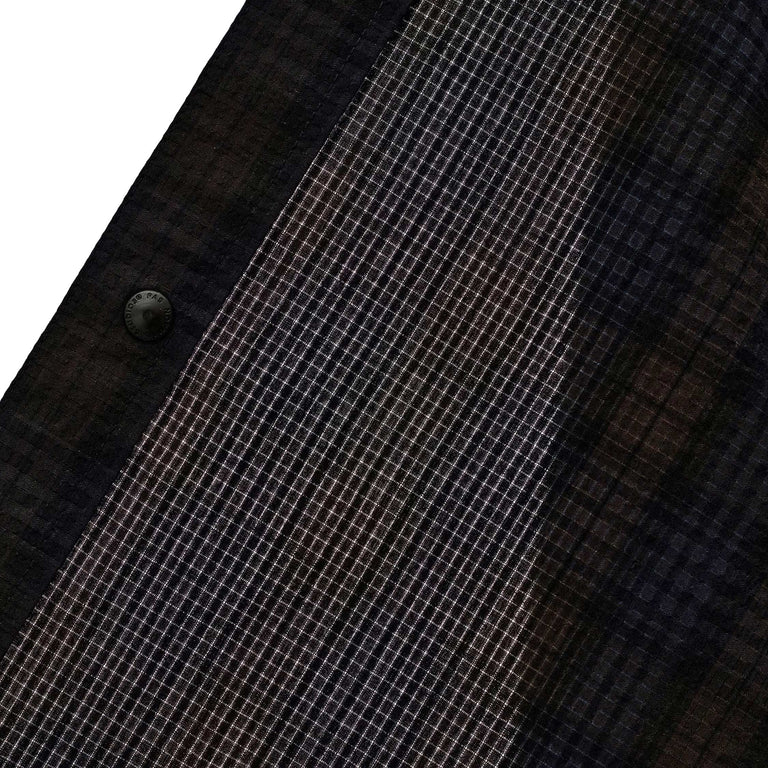 Pas Normal Studios	Off-Race Seersucker Shirt - S / Dark Navy - 4