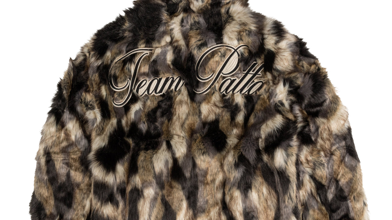 新品【LEINWANDE】Faux Fur Jacket Patta Faux Fur Patchwork Jacket | Apparel » Buy online now!