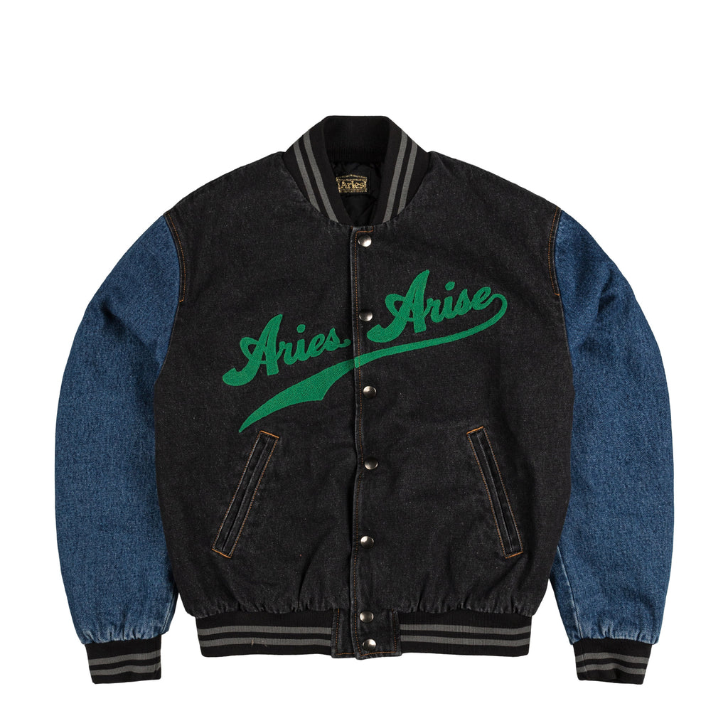 ジャケット・アウター ARIES ZIP ROSE JACKET BLACK/GREEN ARIES ZIP ROSE JACKET BLACK/GREEN