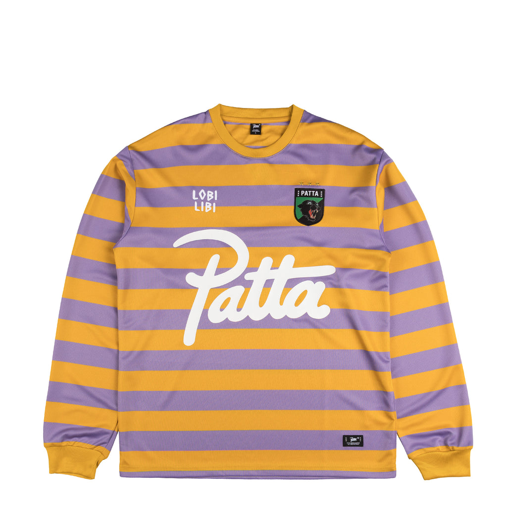 トップス PATTA Striped Long Sleeve Football Patta Striped Longsleeve Football Jersey (Forged Iron
