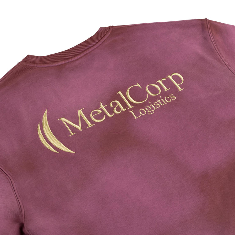 Metalwood Metalcorp Crewneck Sweatshirt - XXL / Vino - 3
