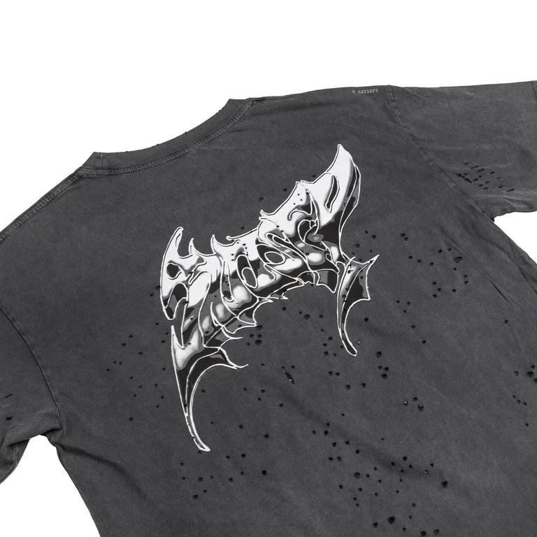 Satisfy MothTech T-Shirt *Three* - XL / Aged Black - 2
