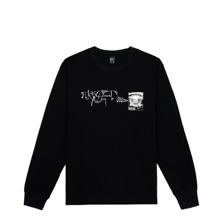 Brain Dead Multi Vision Long Sleeve Shirt - L / Black
