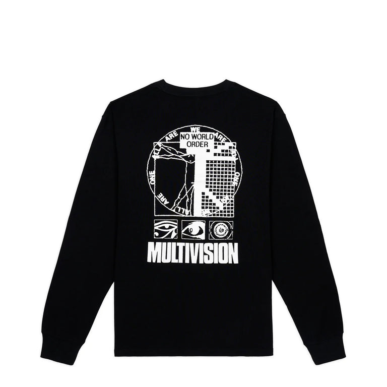 Brain Dead Multi Vision Long Sleeve Shirt - L / Black - 2