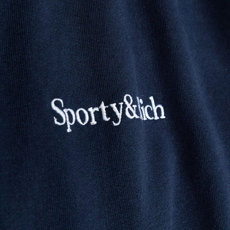 Sporty & Rich Heritage Yankees Serif Sweatpant - M / Dark Navy - 4