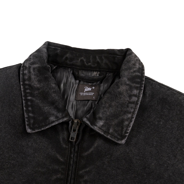 Patta Washed Canvas Jacket (Black)
