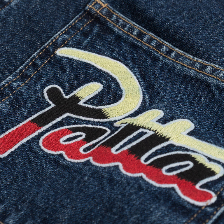 Patta Whole Lotta Labels Denim Jacket (Light Blue Denim)