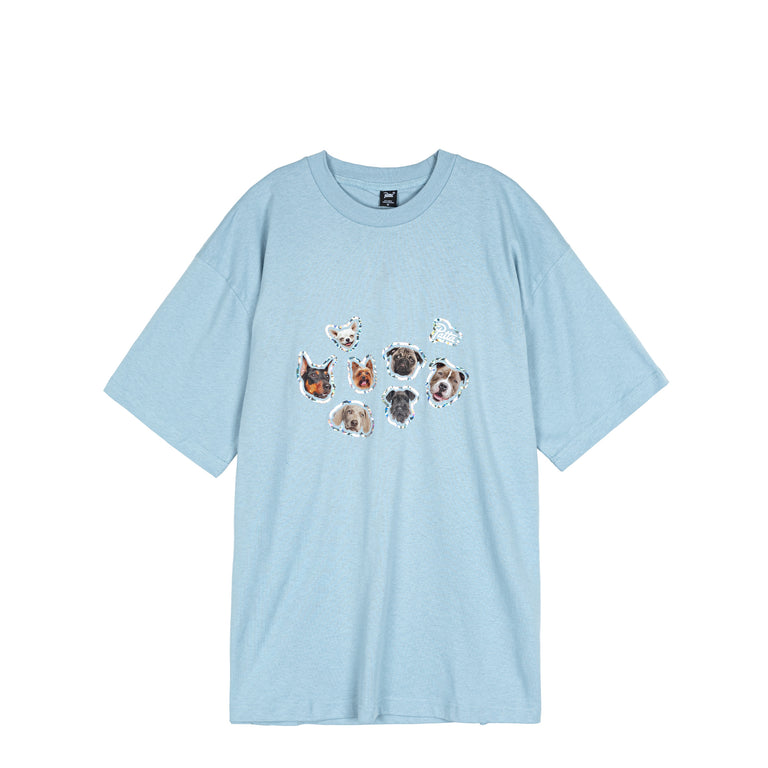 Patta Dogs T-Shirt - L / Dusty Blue
