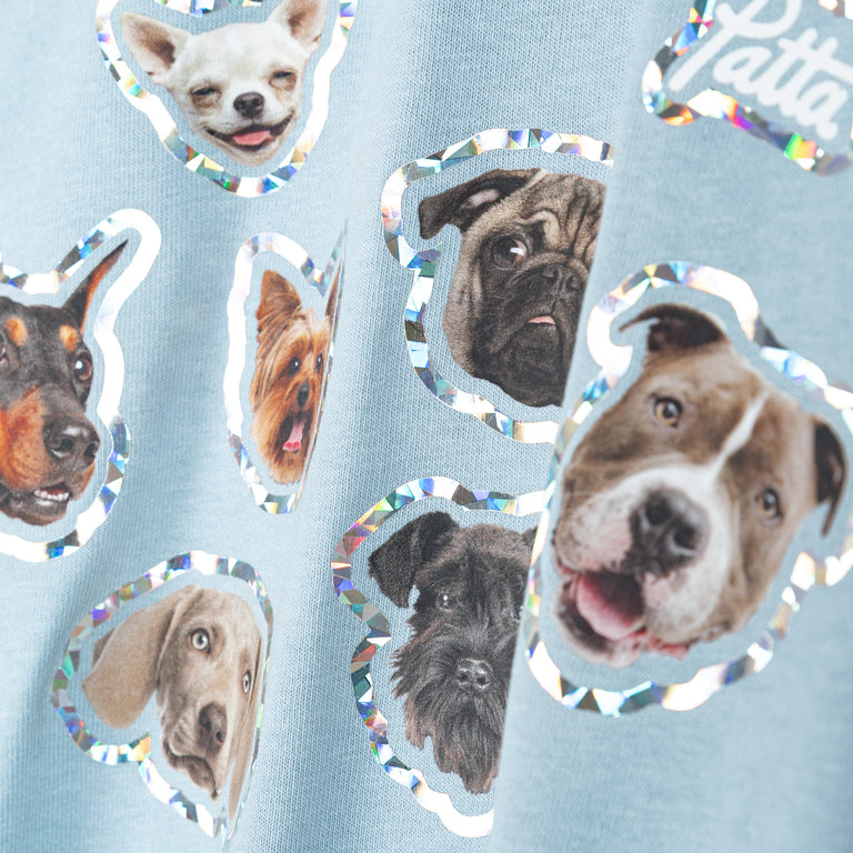 Patta Dogs T-Shirt - L / Dusty Blue - 3