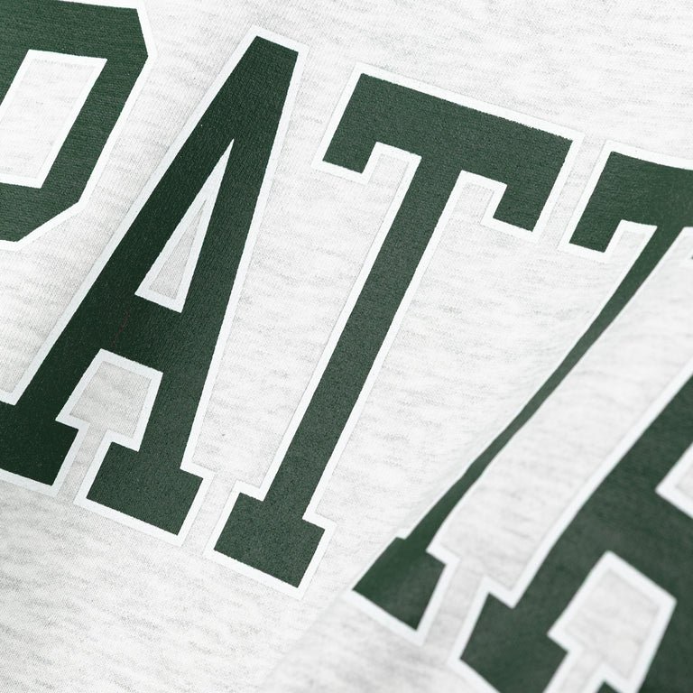 Patta Arc Logo Crewneck Sweater - XXL / Light Melange Grey - 3