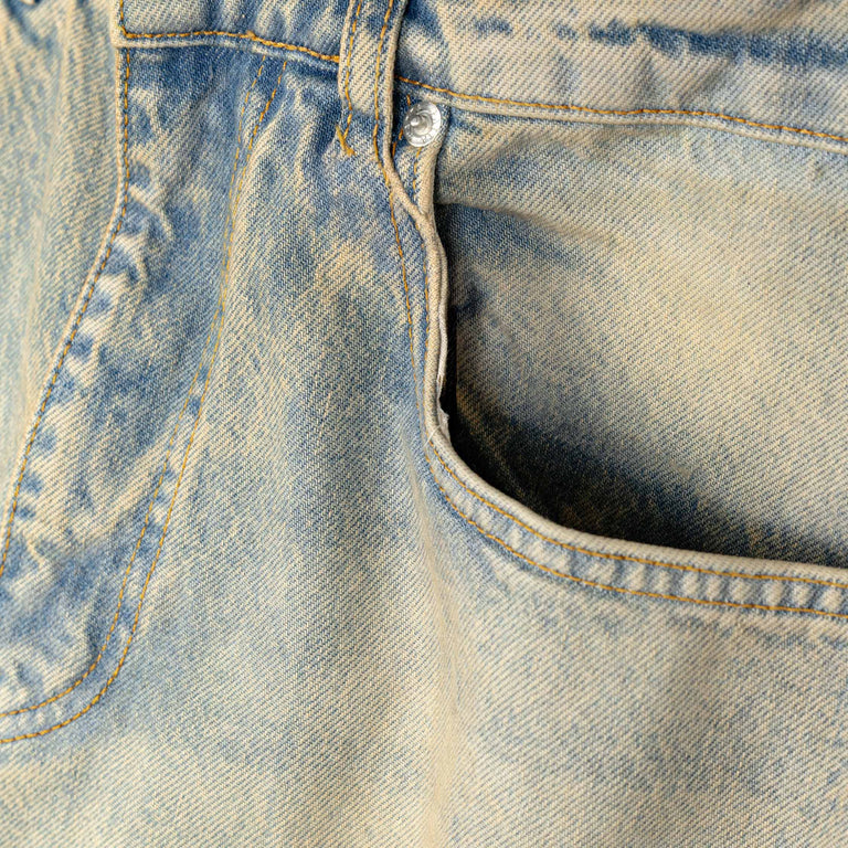 Patta Dirty Whiskers Denim Pants - 28 / Sandwash - 4
