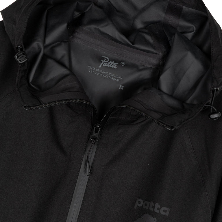 Patta 3M Reflective Waterproof Rain Jacket onfeet