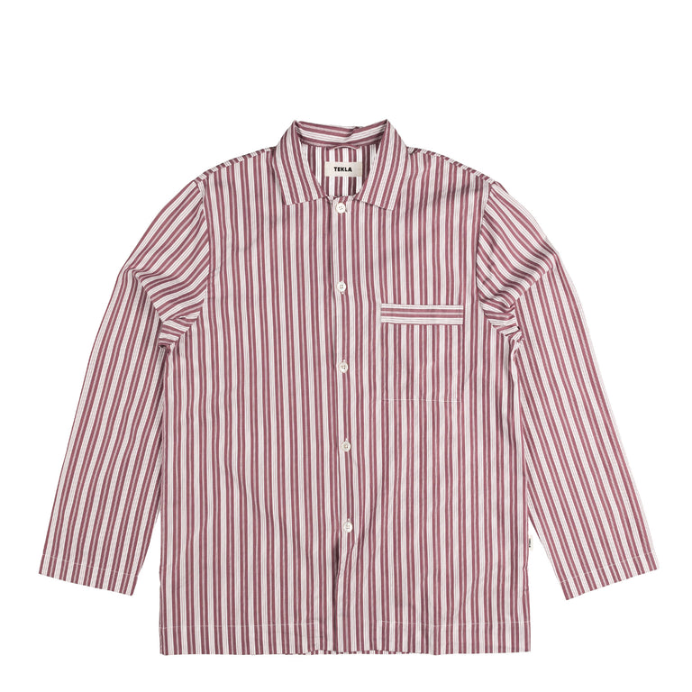 Tekla Pyjamas Shirt - XL / Rhubarb Stripes
