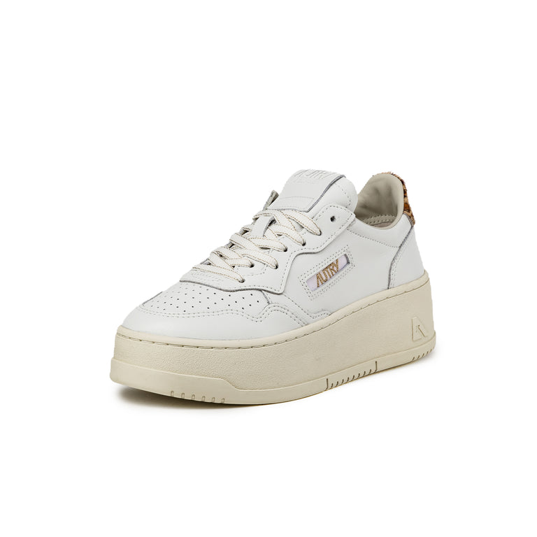 Autry Medalist Platform W - 37 / White / Leopard - 4