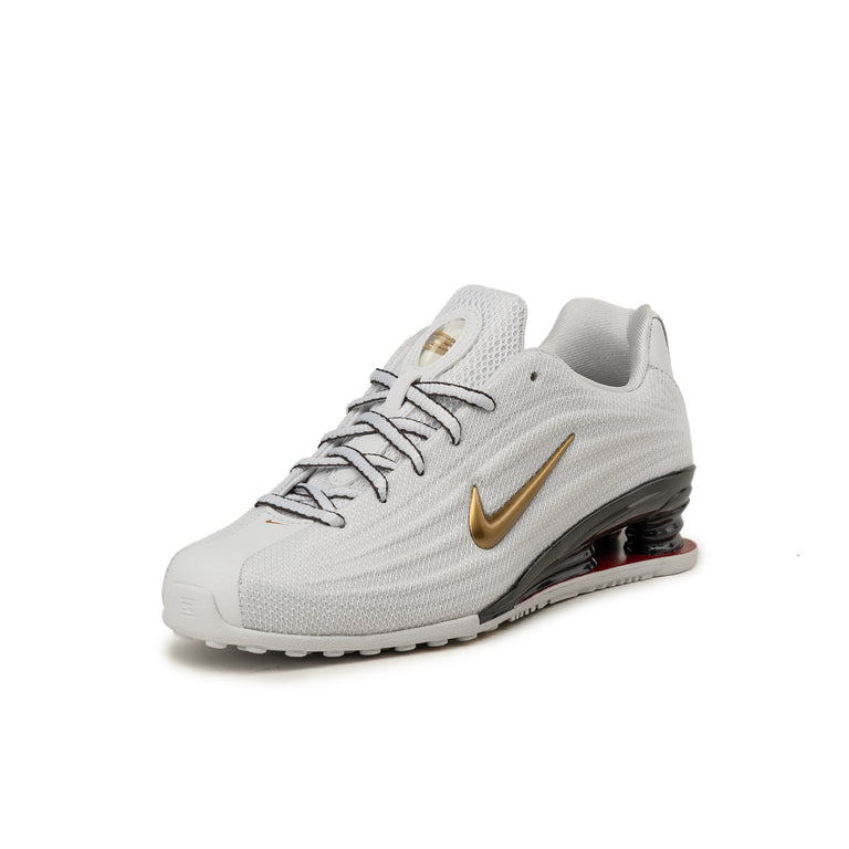 Nike Wmns Shox Z - 35.5 / White / Metallic Gold / Varsity Red - 2
