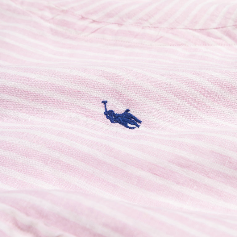 Polo Ralph Lauren Custom Fit Striped Linen Shirt