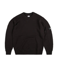C.P. Company Diagonal Raised Fleece Crew Neck Lens Sweatshirt