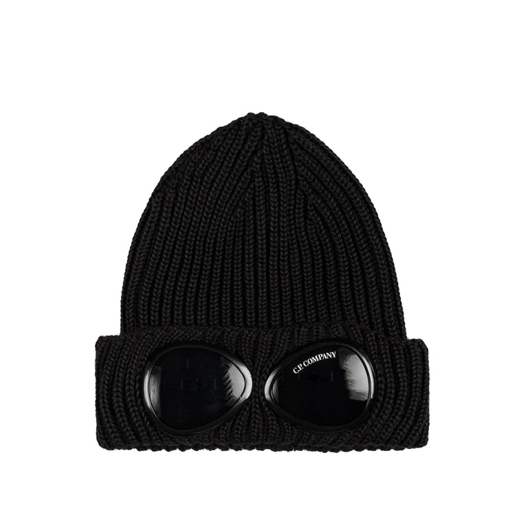 C.P. Company Extra Fine Merino Wool Knit Goggle Beanie