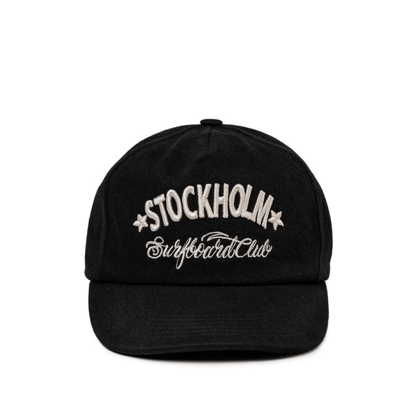 帽子 Stockholm (Surfboard) Club PAC BLACK STOCKHOLM SURFBOARD CLUB | PAC / BLACK キャンバスロゴキャップ