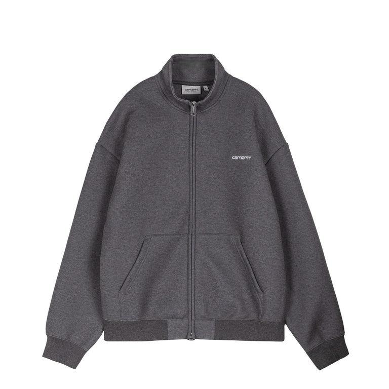 Carhartt WIP Alda Zip Sweat Jacket - L / Black / White
