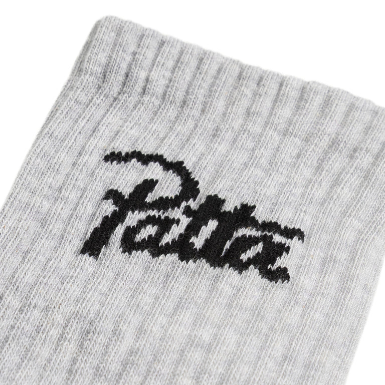 Patta Script Logo Sports Sock