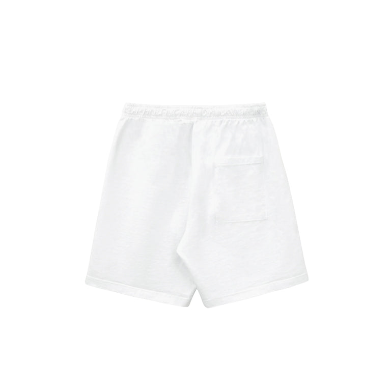 Sporty & Rich Bold Health Gym Short - L / White Sports Red / Soda - 2